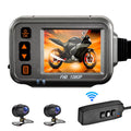 Dual 1080p Dash Recording Camera, Anself Angle, Timed WiFi After Document Flameout Camera, 120° Motorbike Your Wide Motorcycle Journeys