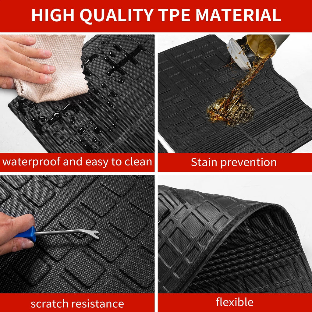 RAV4 RAV4 Mats Back 2019-2024 All TPE 2023 Fit Seat Trunk climate Protector Toyota Accessories