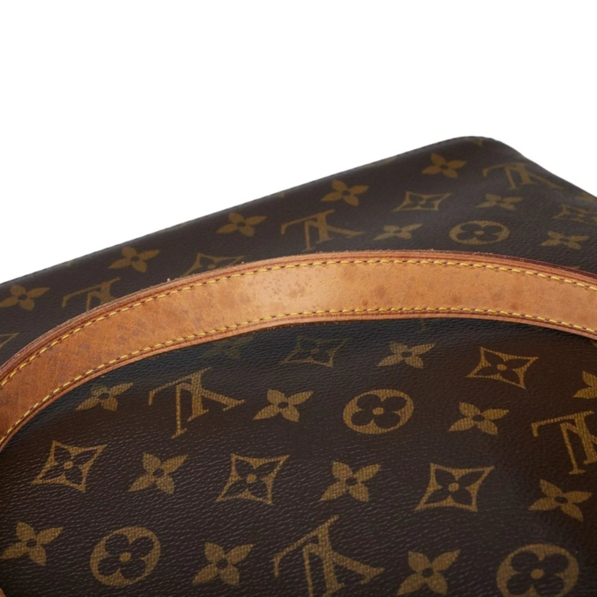Bag PVC (Good) Brown Shoulder GM Vavin M51170 Women's Leather Tote Monogram Pre-Owned