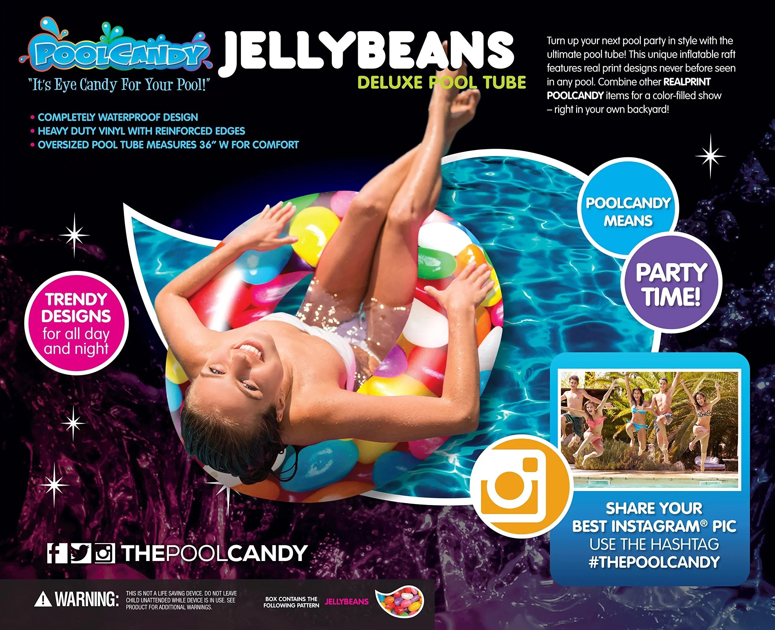 Beans Pool 36" Jelly - Jellybeans Tube