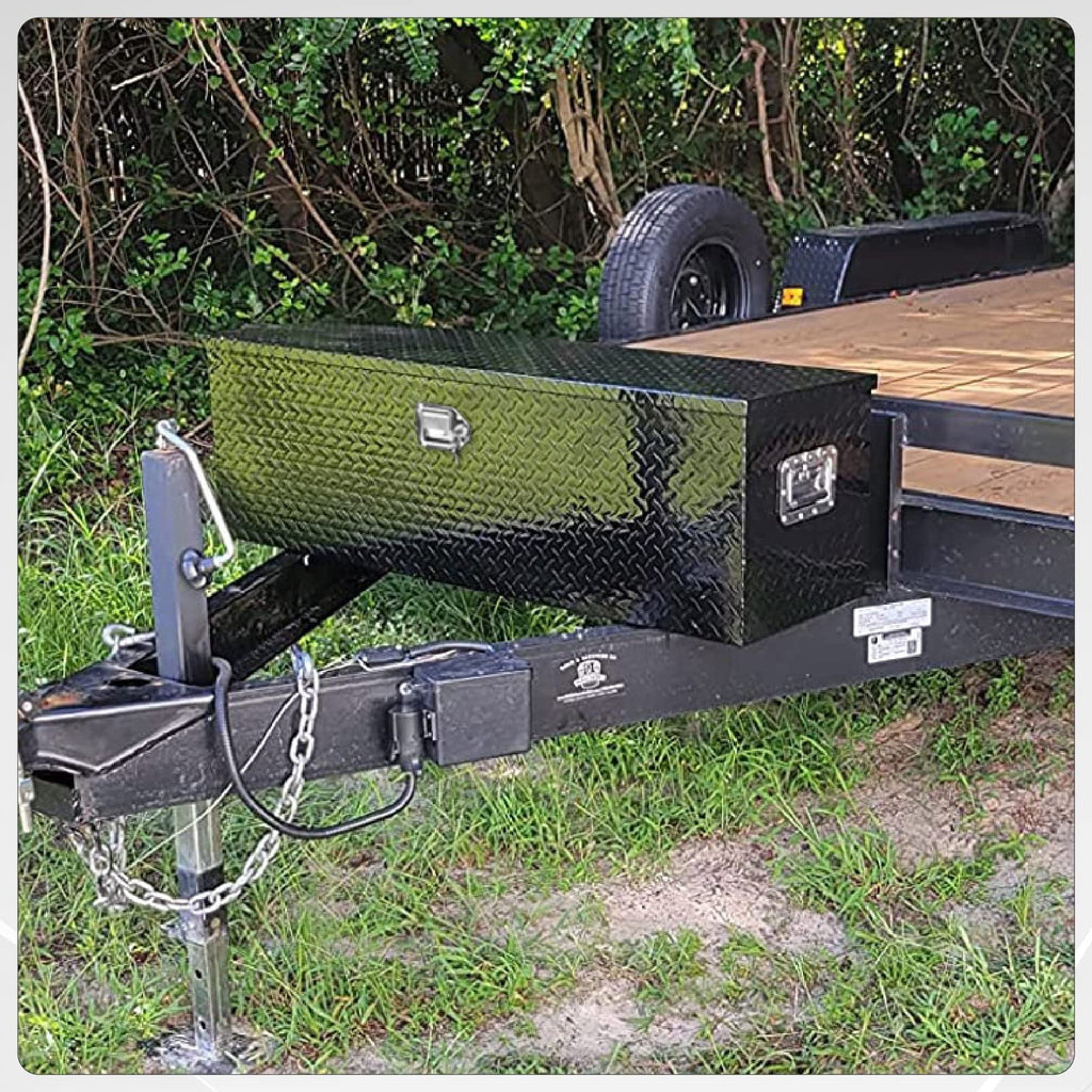 Heavy x Pickup Handle Truck Duty Box Side Storage Box 15 Aluminum x Tool Box Tool w/ Bed Truck for Tool BATONECO Trailer lack 15 48 B48 Inch