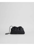 Handbag Purse Strap GAVRIEL MANSUR Solid Women's Single Leather Clutch Black
