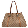 Pre-Owned (Fair) Bag Canvas GG Twins Tote Ladies Beige