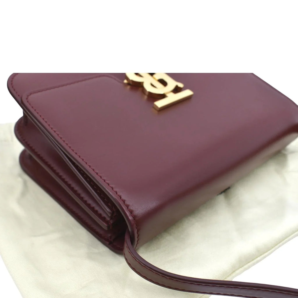 Red Shoulder Bag Leather Lola Pre-owned BURBERRY Tb