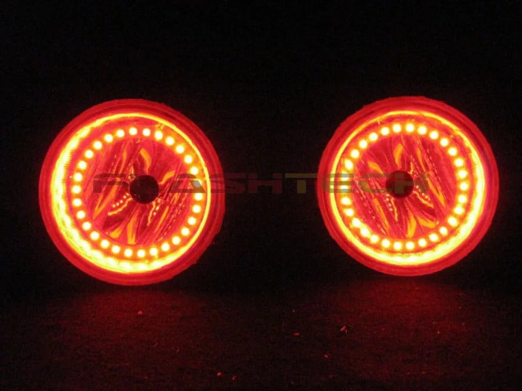 Kit V.3 with Halo for Change Multi Color Fusion RGB Remote Flashtech Wifi Caliber Fog Dodge Light Ring 07-12 Color LED