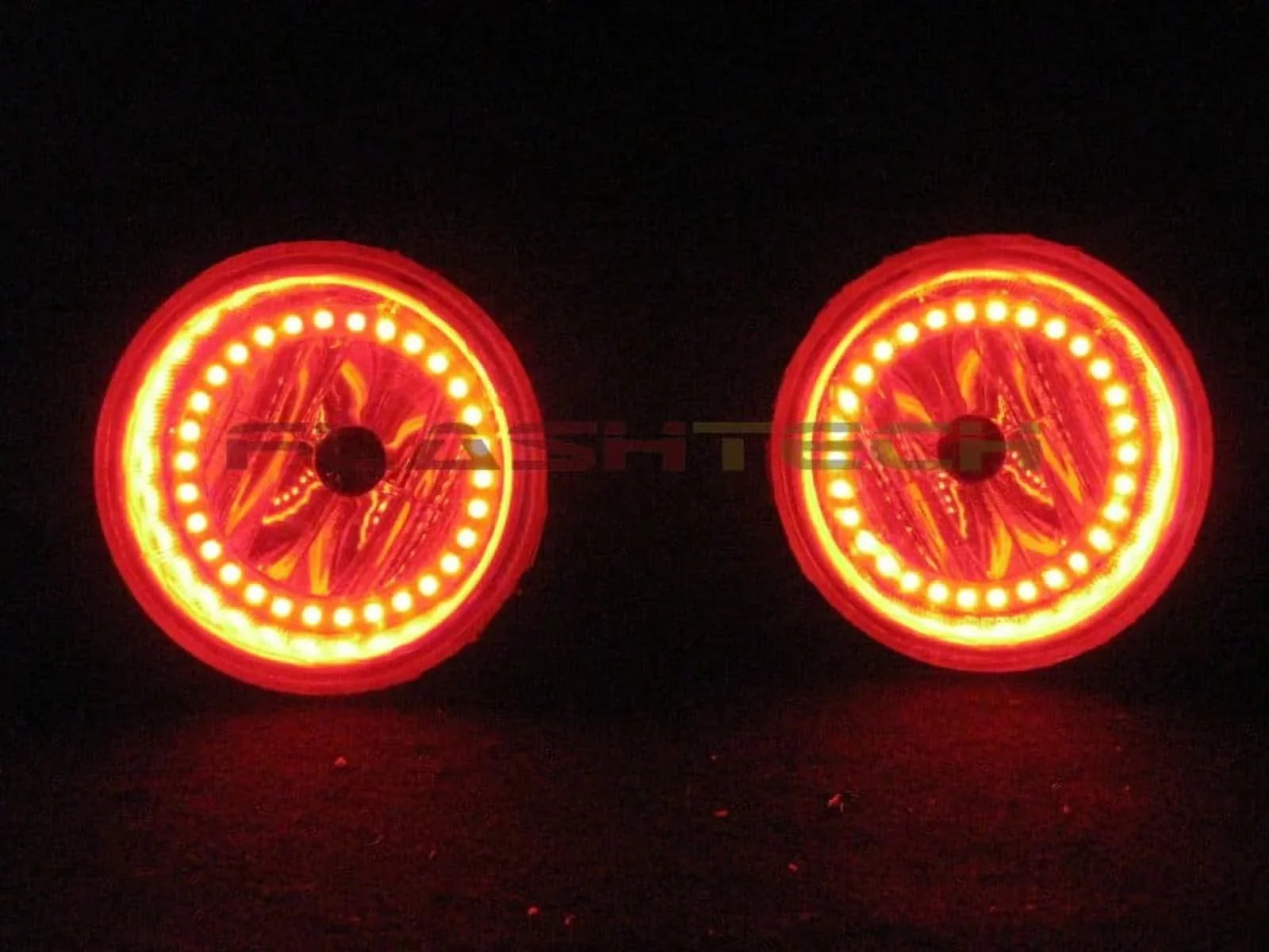Kit V.3 with Halo for Change Multi Color Fusion RGB Remote Flashtech Wifi Caliber Fog Dodge Light Ring 07-12 Color LED
