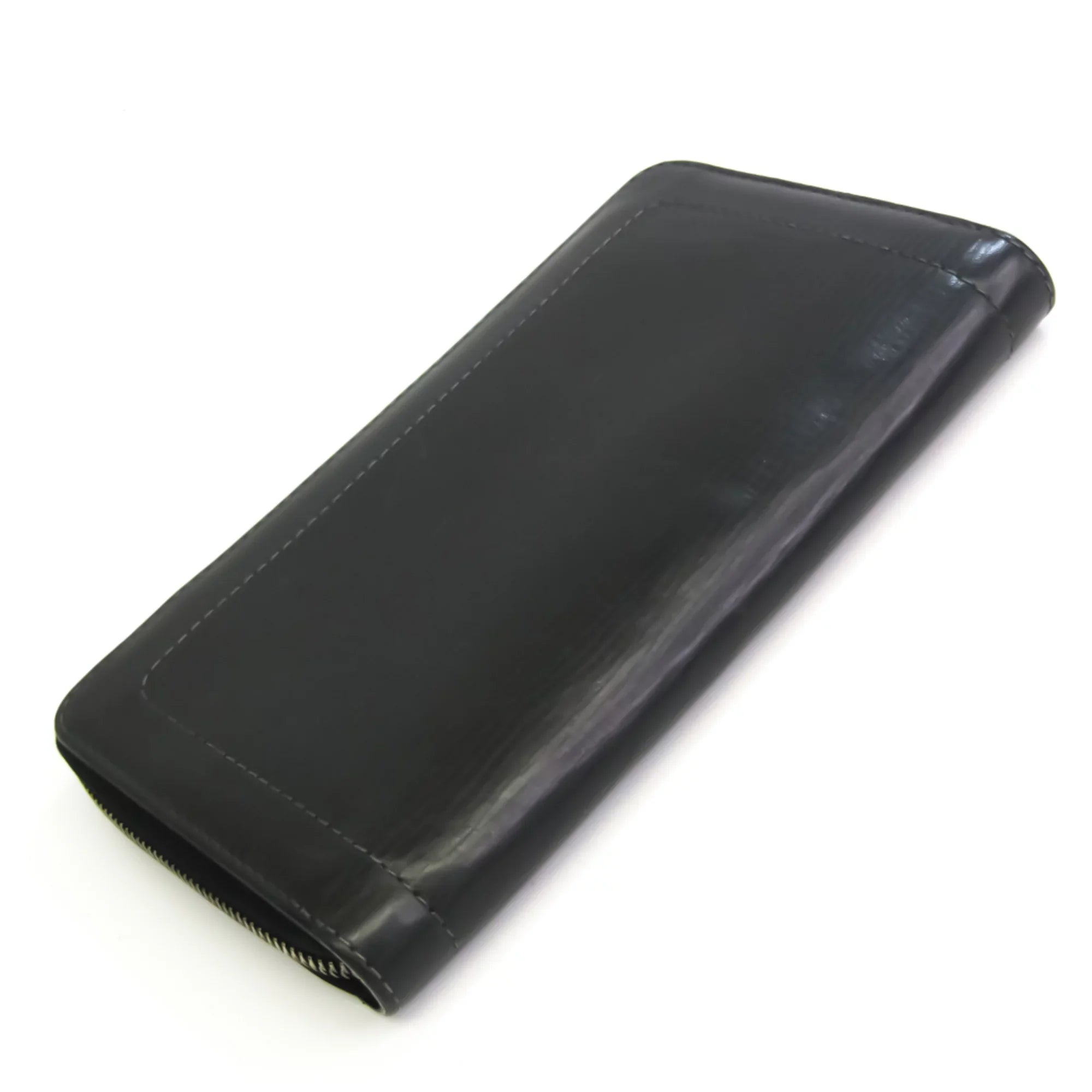 (Good) Zippy Organizer Wallet Utah Leather (bi-fold) M97026 Pre-Owned Basalt Men's Long
