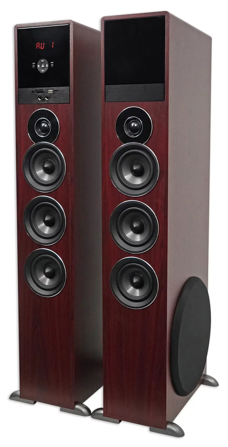 System Theater Tower SK8000 LG Speaker w/Sub For Television Home TV-Wood
