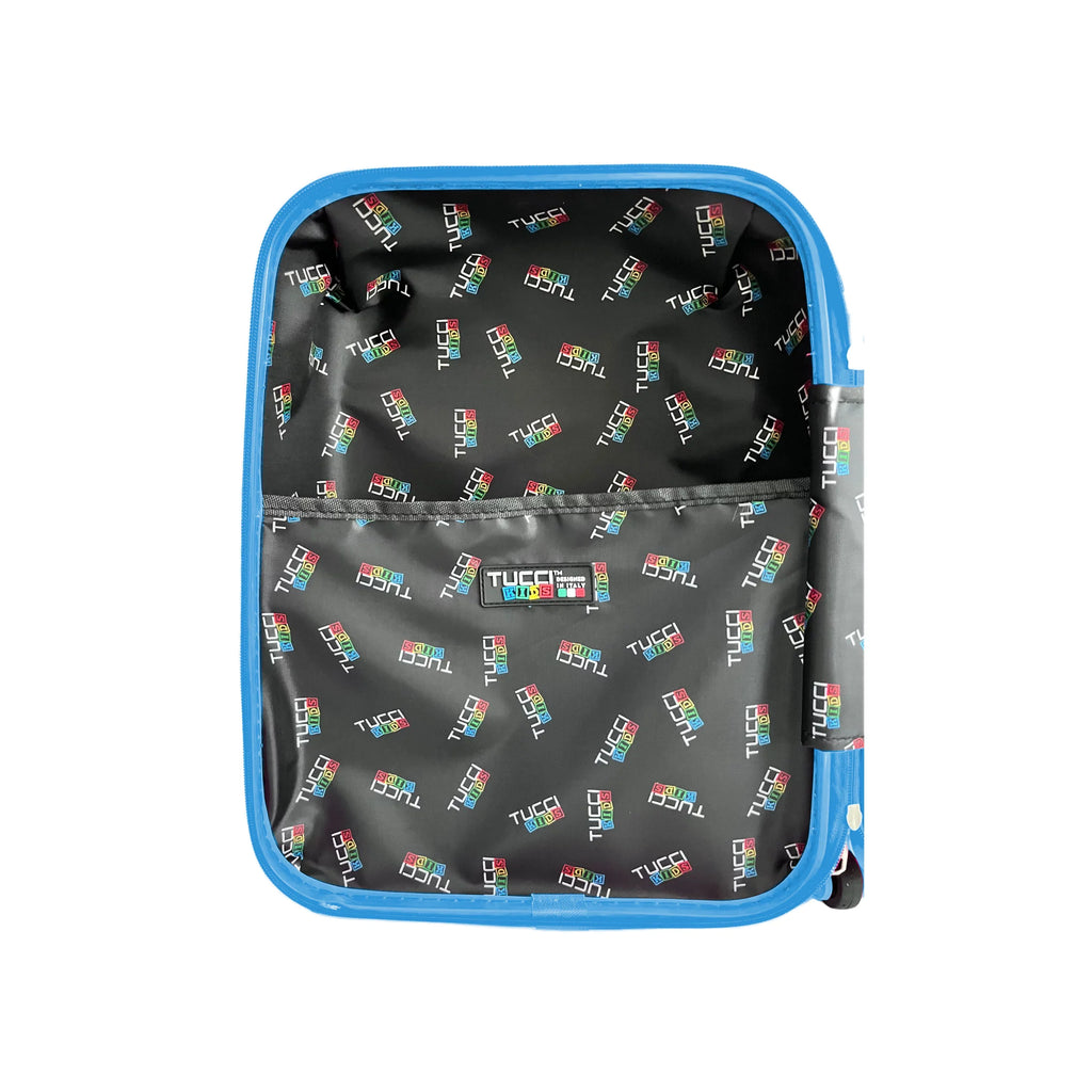 Hardside SPACE-ROBO Wheels Kids-Cute Luggage Tucci with Suitcase Lightweight for Kids Kids 18"
