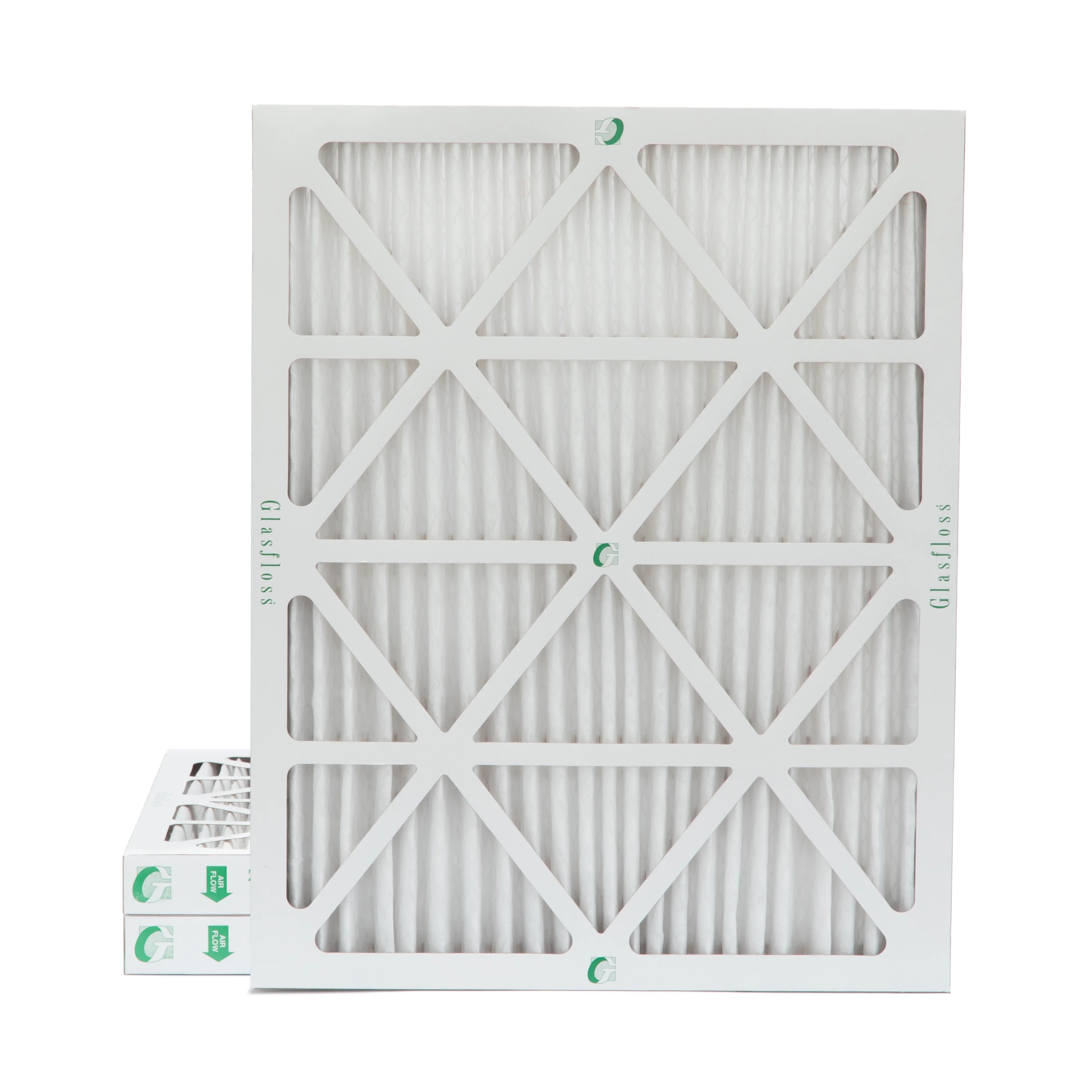 Air Pack 15-1/2 2" dimension: 3 10 MERV x x Actual 16x20x2 1-3/4 Glasfloss. by 19-1/2 Pleated Inch of Filters