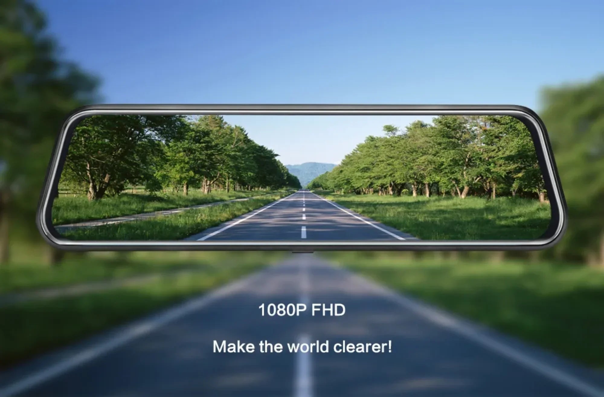 Touch Car Camera Loop Screen Camera Rear and View, Super Touch 10-inch Front Night 170°Wide Media FHD Angle Recording Parking Streaming Cars Vision Assistance, Full 1080P Dashcam, for Mirror