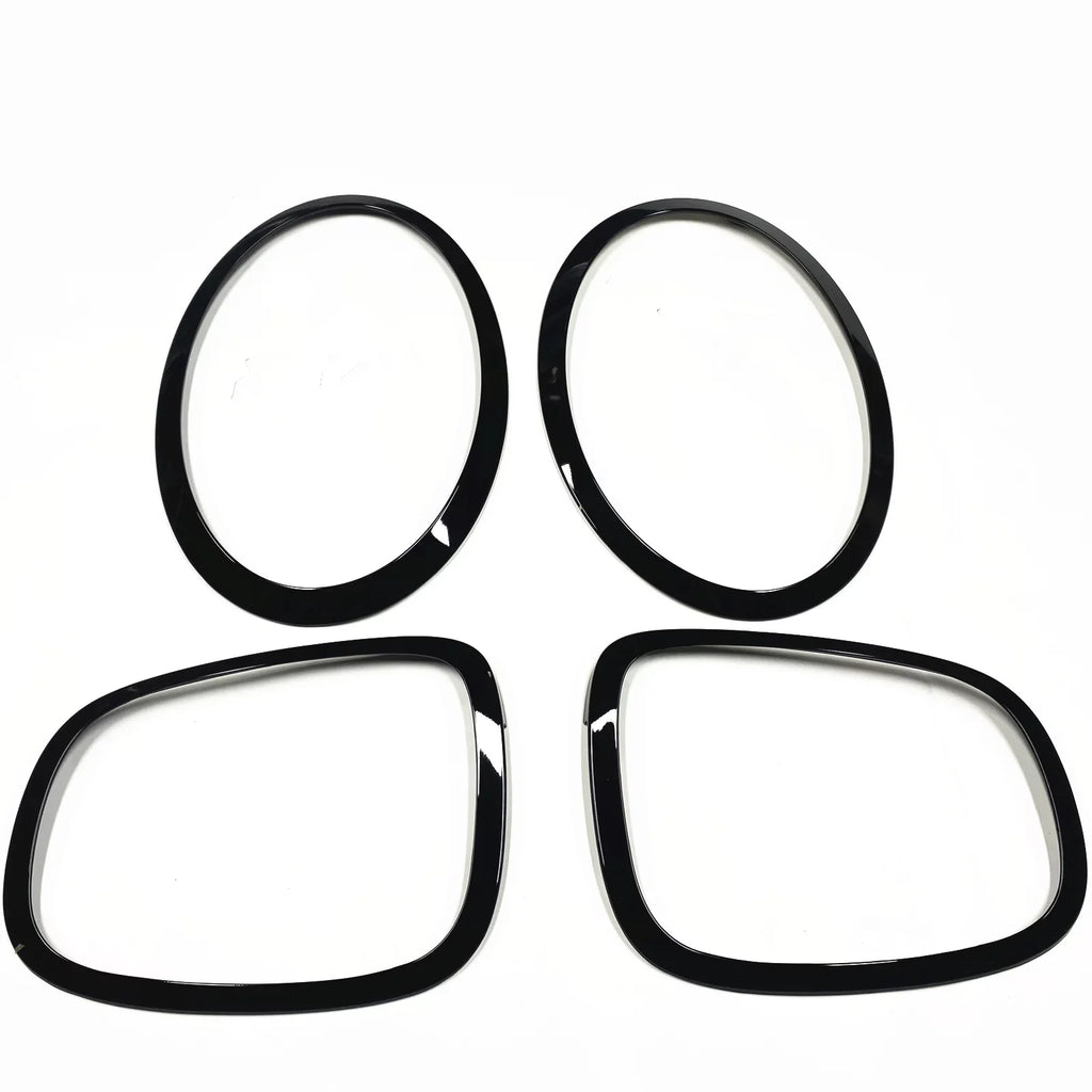 Fog Grille Light Cooper F56 Mini Frame Black Front F57 S F55 + & Rear For Cover Trim