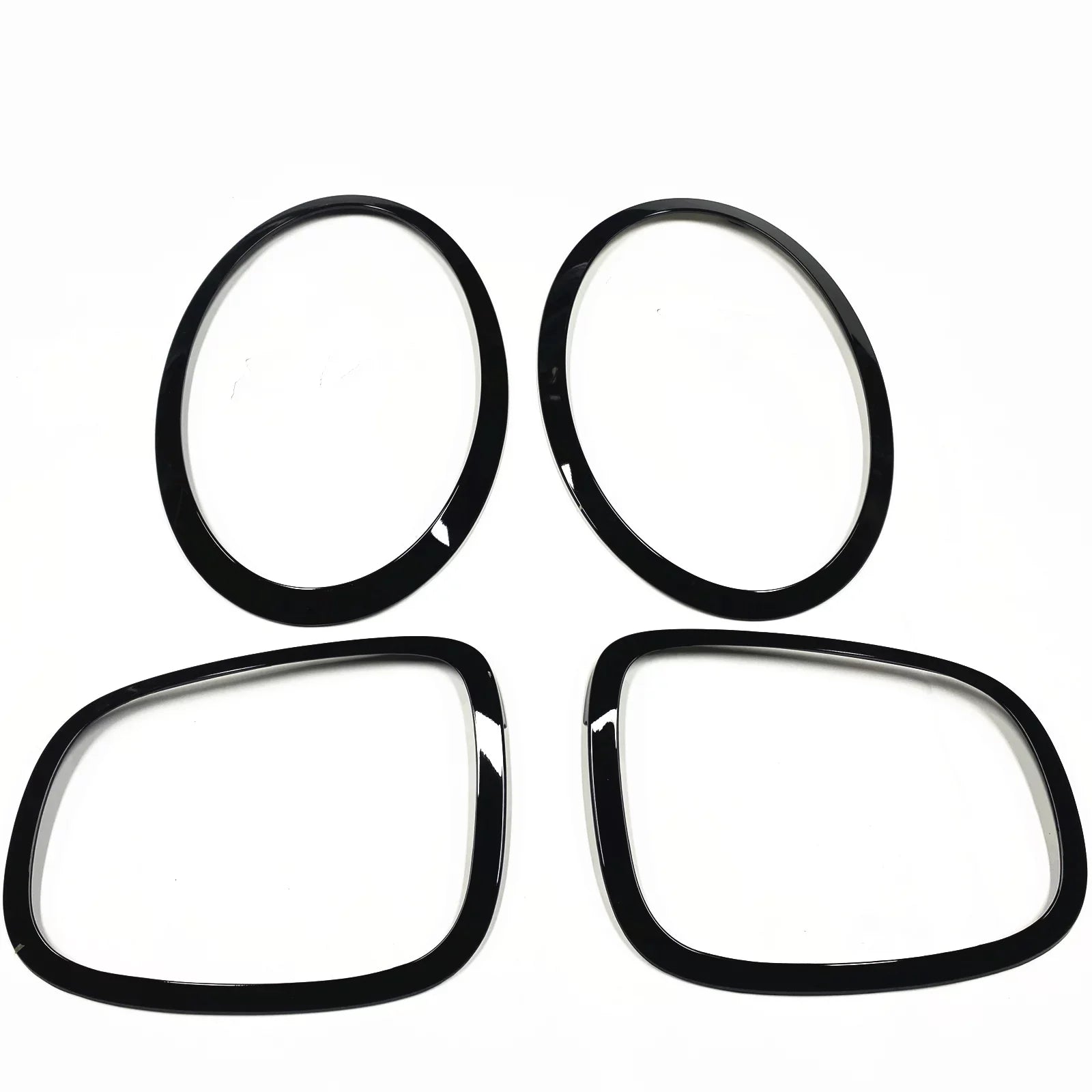 Fog Grille Light Cooper F56 Mini Frame Black Front F57 S F55 + & Rear For Cover Trim