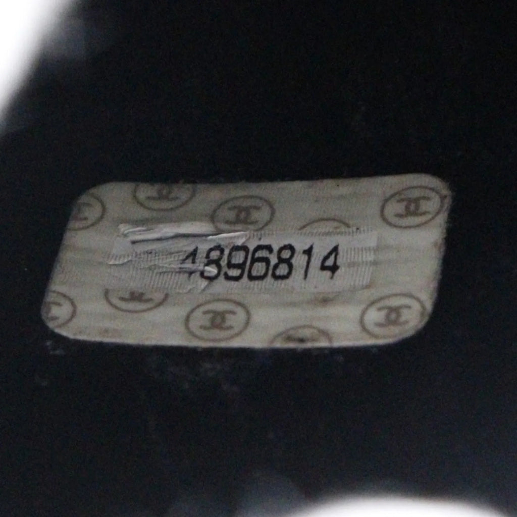 Black Skin (Good) Made in Handbag Vanity Coco Zipper Matte Ladies Pre-Owned Caviar Mark France