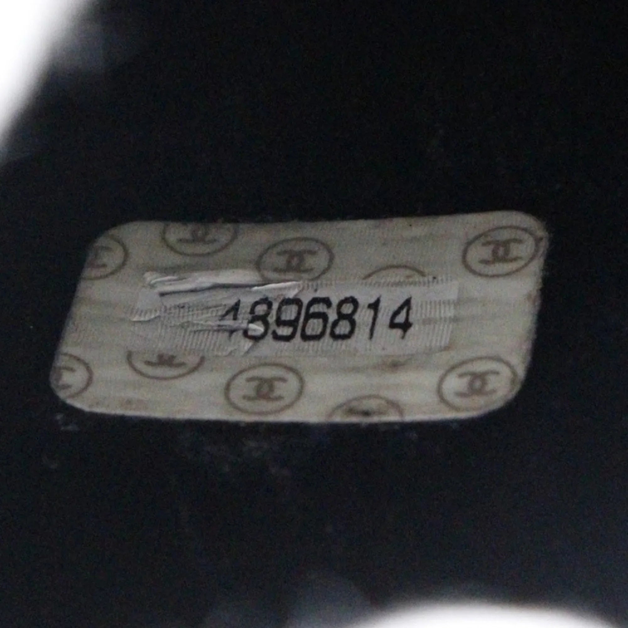 Black Skin (Good) Made in Handbag Vanity Coco Zipper Matte Ladies Pre-Owned Caviar Mark France