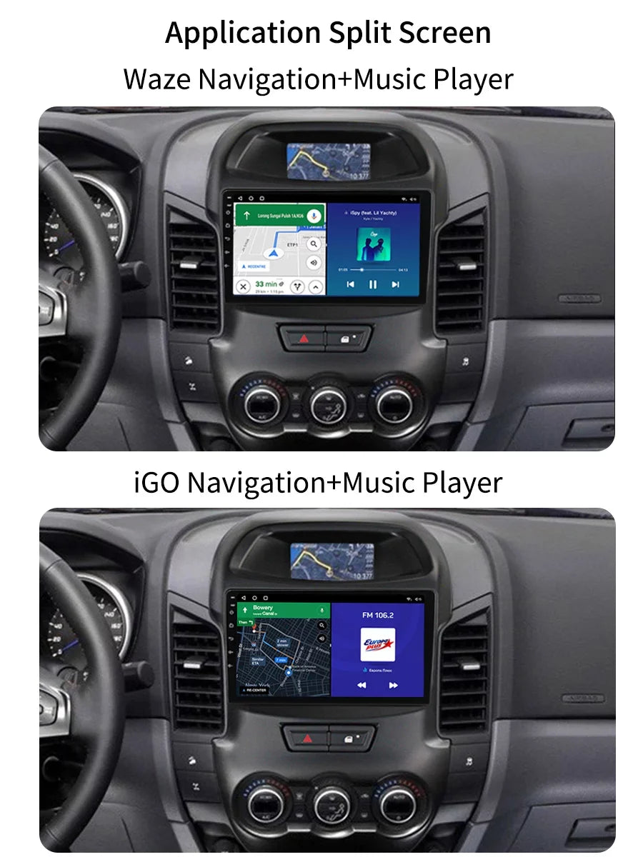 Auto Carplay inch Player Multimedia Bluetooth Stereo - GPS Android 2011 2016 Ranger Screen Radio Android Car 9 For Navi With
