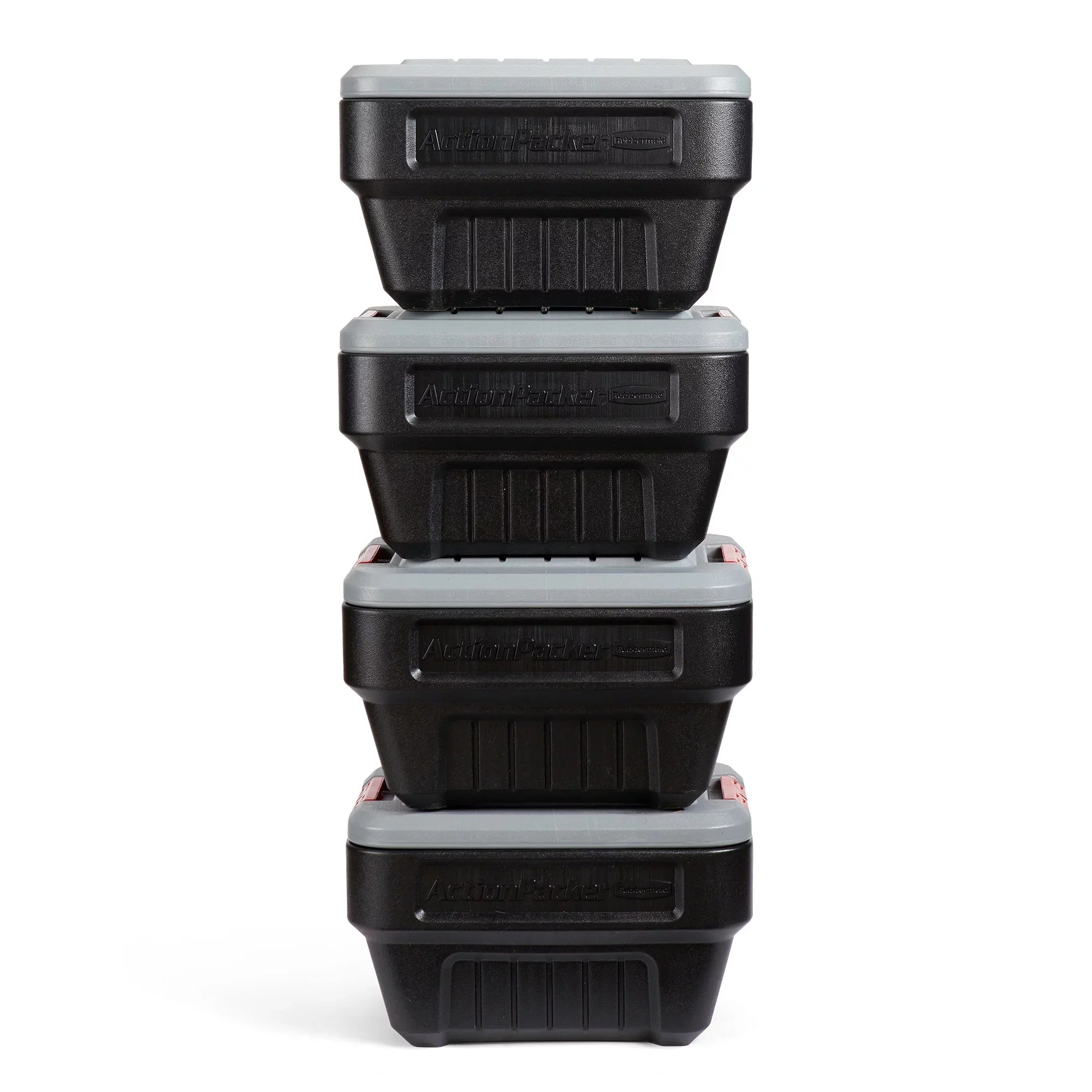 Plastic Container Storage Pack) (4 8 Box Gallon Latch Lockable Rubbermaid
