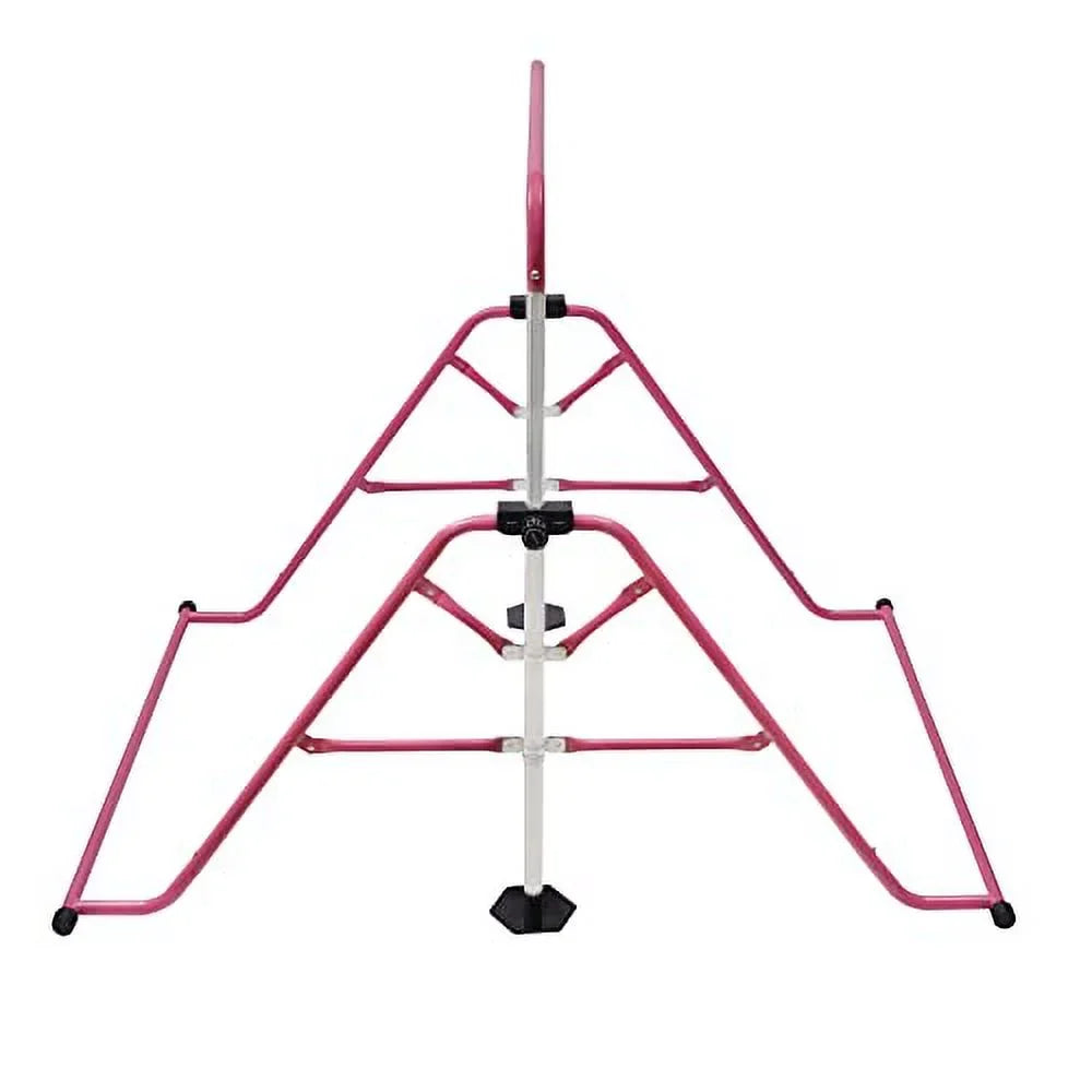 Adjustable Height Gymnastics and Gymnastics Home Adjustable Kids, for GNJINX Junior Height - Bars Horizontal Equipment Bar, Training Expandable Folding