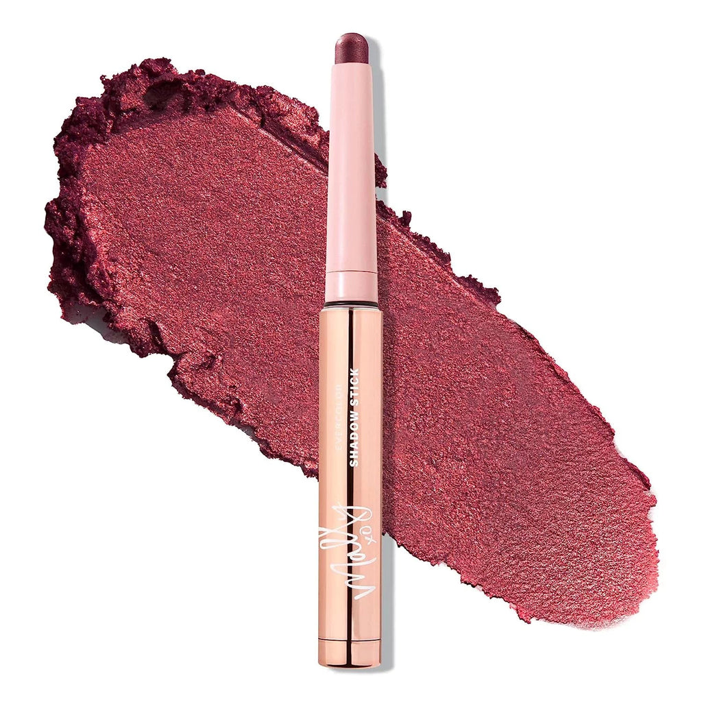 Mally Eyeshadow Cream Formula and Easy-to-Apply Stick Beauty Color - Stick Shadow Fierce Shimmer - Waterproof - - Evercolor Crease-Proof Buildable