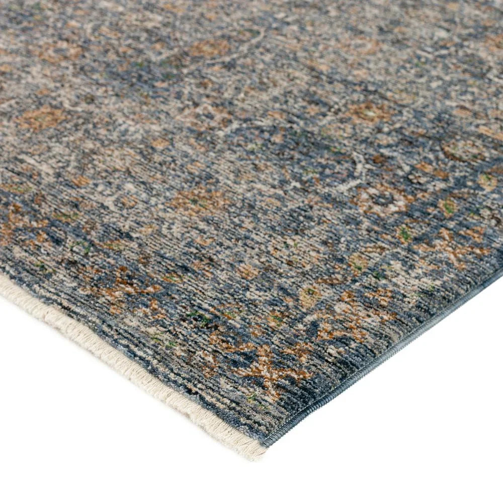 Rug x Navy 2'6" Yarra Dalyn 1'8" YA6 Rugs