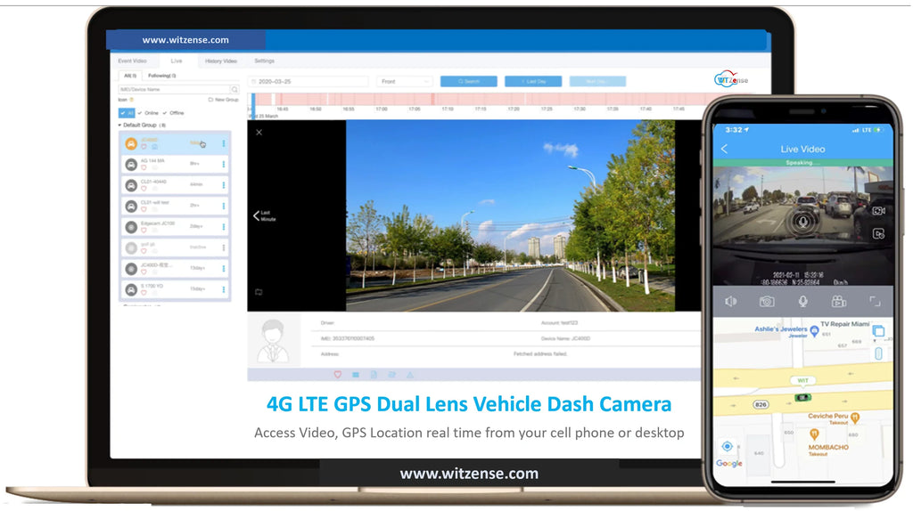 from GPS lenses PC) or monthly fees Dash * view and phone subscription (2 requires can Camera