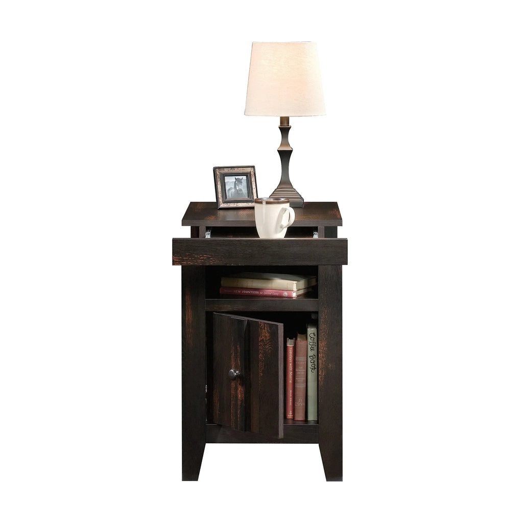 End Char Sauder Dakota Finish Table, Pass Pine