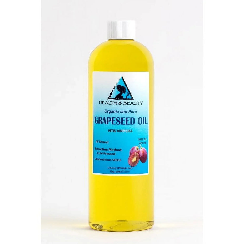 OIL PURE PRESSED ORGANIC COLD 100% GRAPESEED CARRIER OZ 48