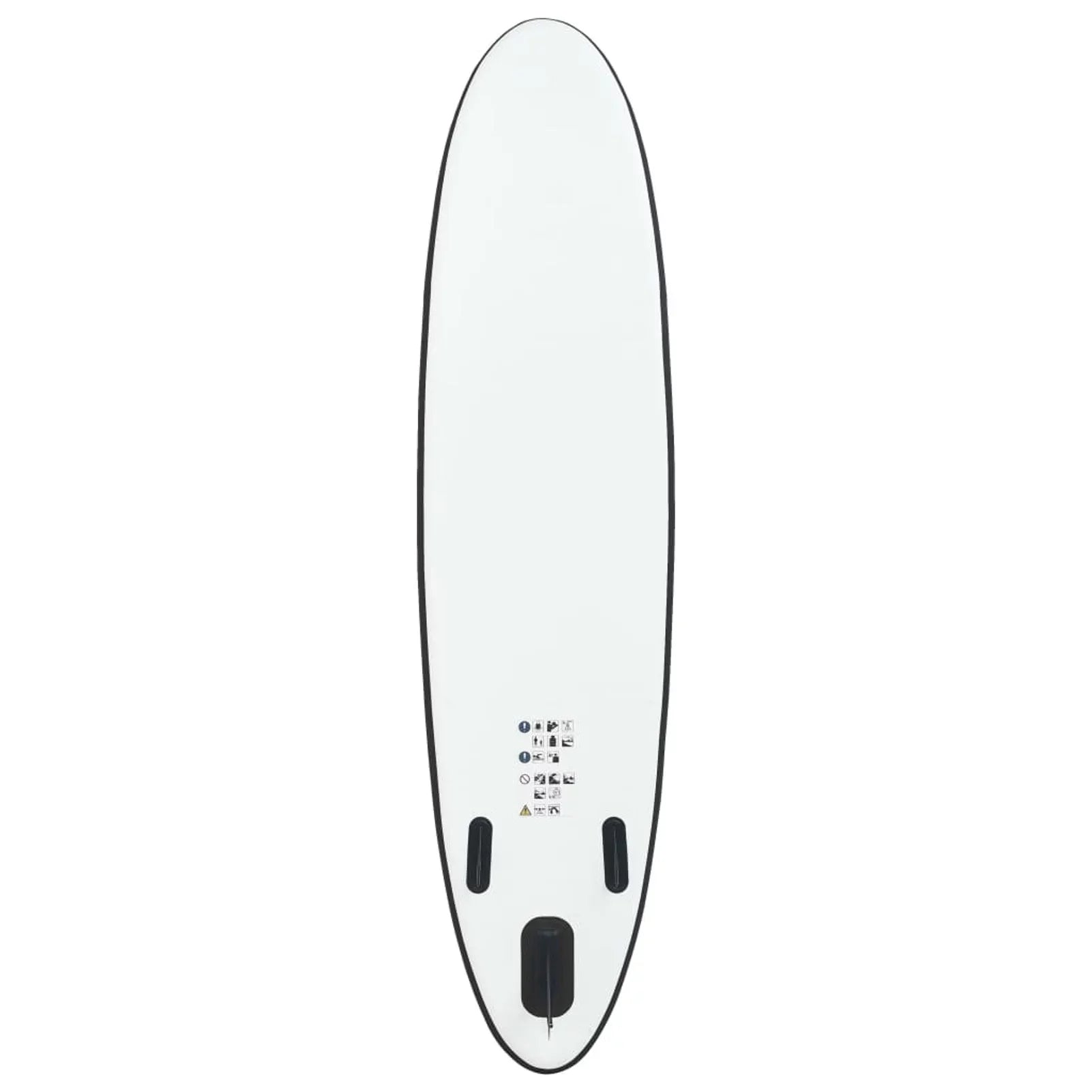 White OWSOO and Black Inflatable Set Board Paddle