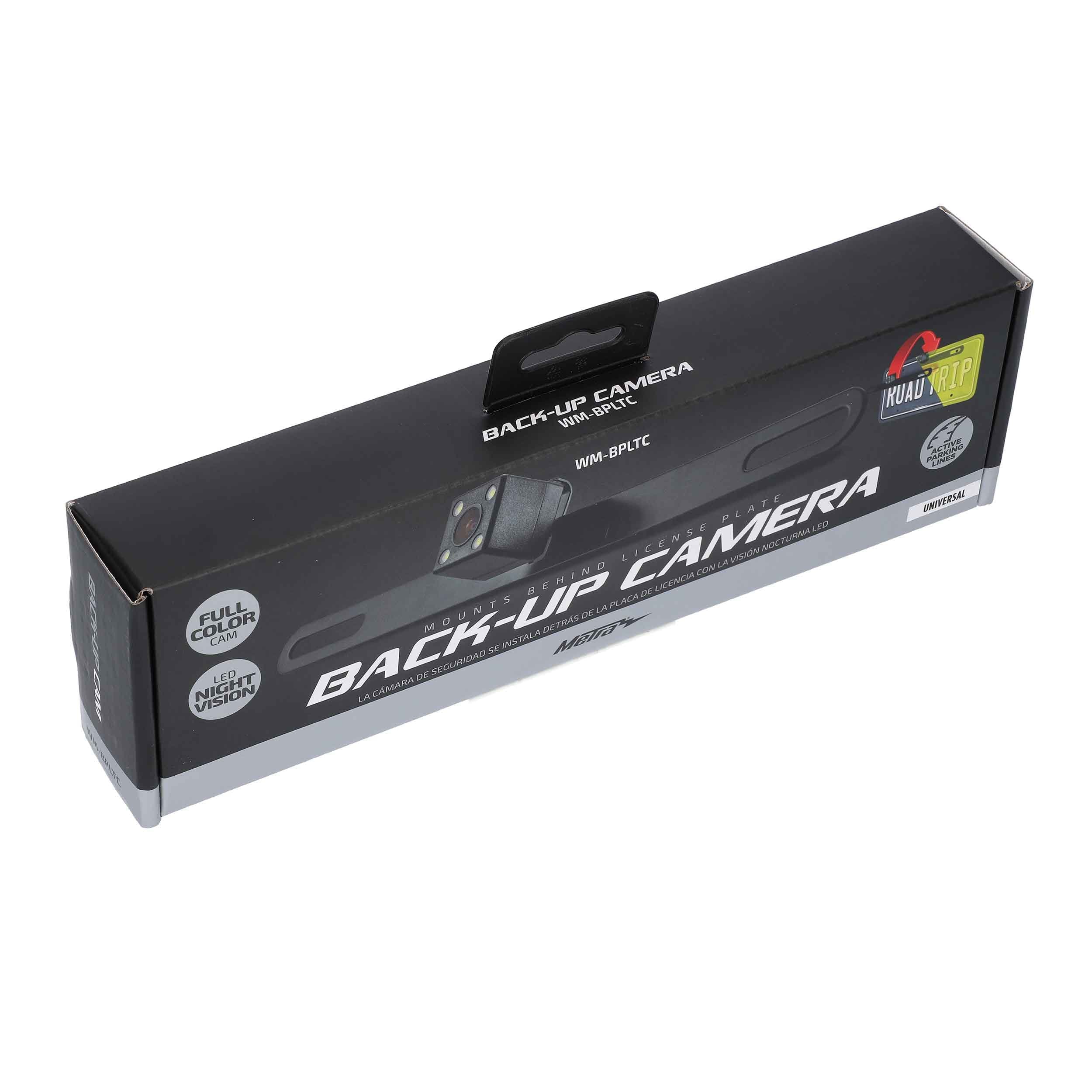 License Behind Metra WM-Bpltc Backup Plate Camera