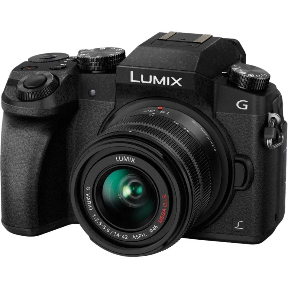 Megapixel 2), Black G7 Camera 1), 5.91" (Lens with 1.65" 1.77", Mirrorless Lens, 16 Panasonic 0.55", (Lens Lumix