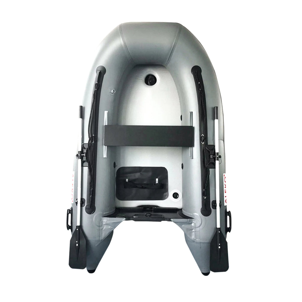 Inflatable 8.4 - Floor Fishing Gray ALEKO Air - Foot Boat