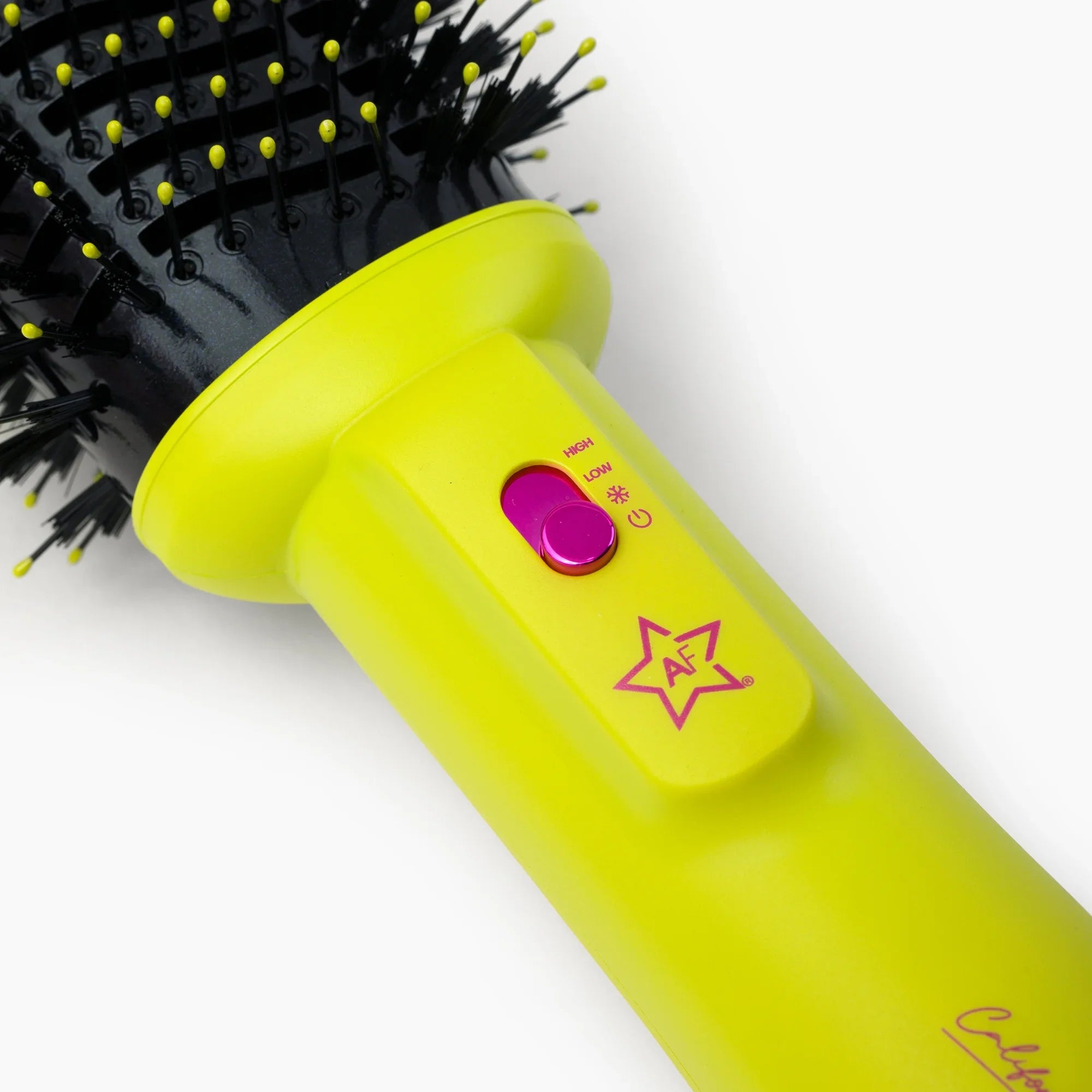 Ion, Styler, Temp Brush, Brush, Collection, Hot Round 4 Volumizing Hair Yellow Blowout Professional Tool Anti-Frizz Dryer 3 1 Salon California Settings, in grade Negative &