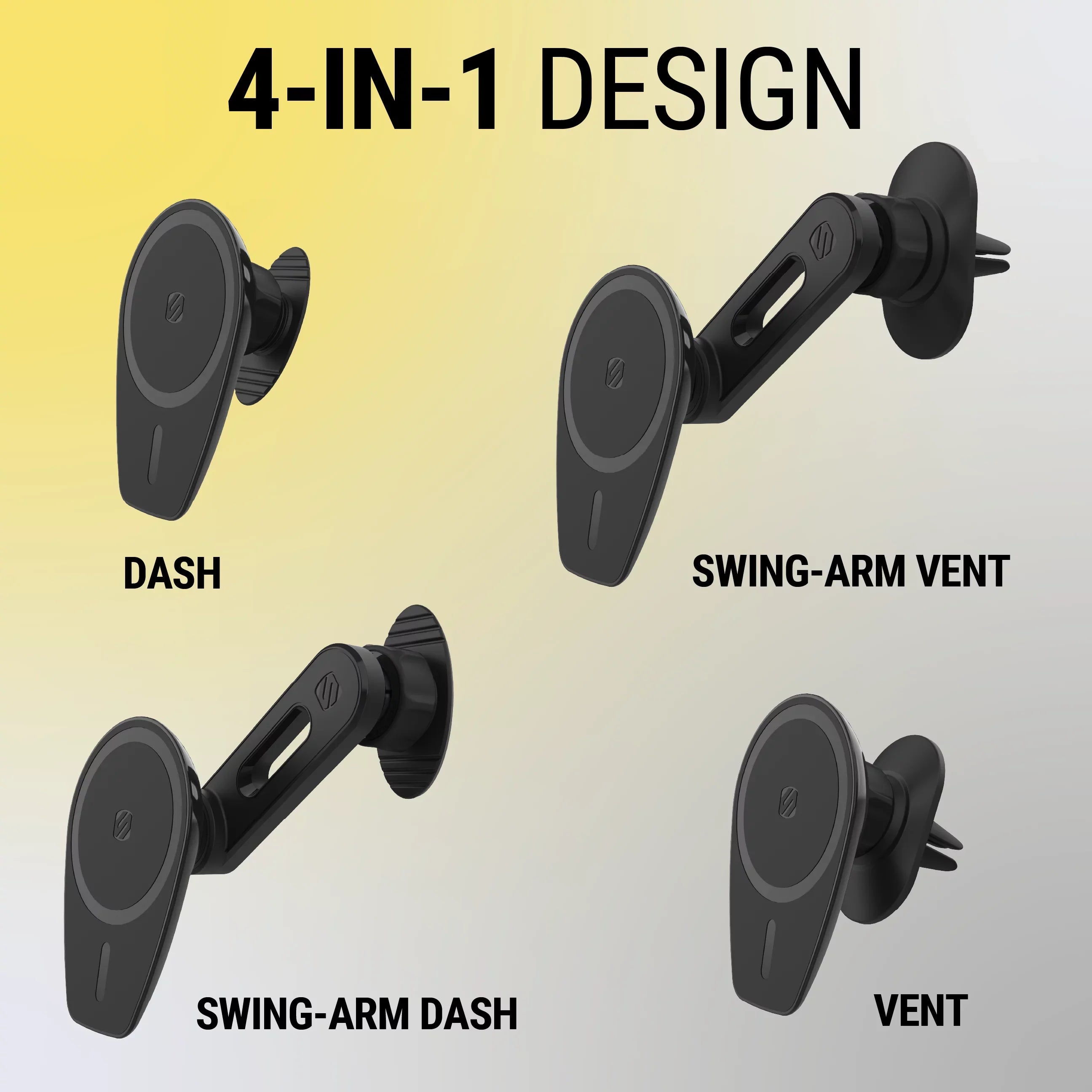 15/14/13 iPhone Magnetic 4in1 w/ Pro MPMSODVM Comp Scosche Dash/Windshield/Vent Mount MagicMount MS