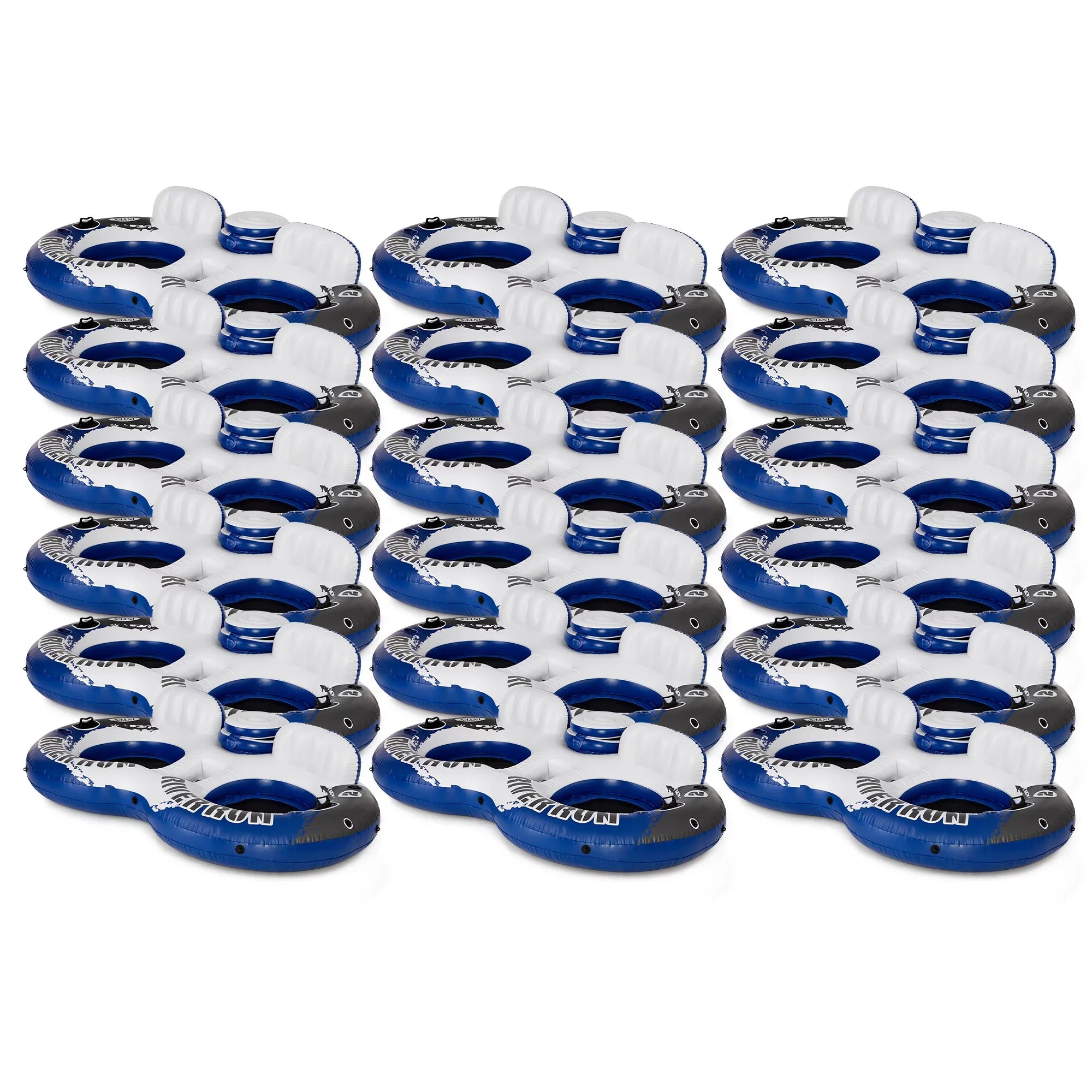 Cooler Pool Intex w/ River Person Inflatable II Run Float Tube (18 Pack) 2