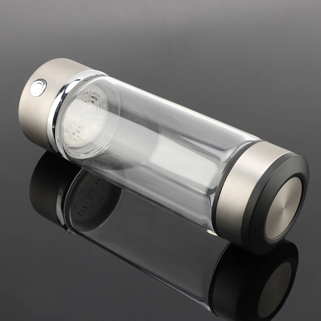 Dekaim Filter Bottle, Rich Hydrogen Charging Purifier Lonizer Hydrogen Bottle USB Glass Cup liquid Portable
