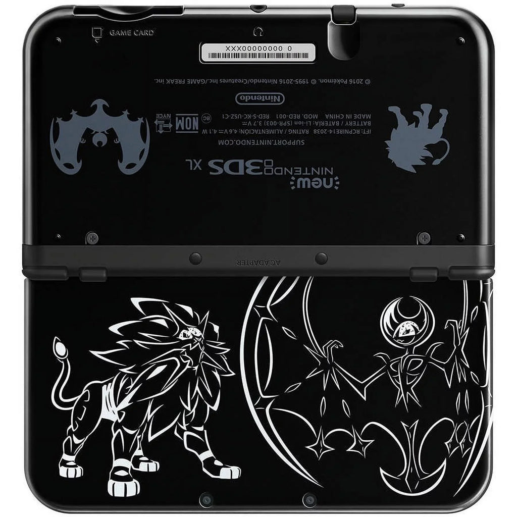 XL Gaming Lunala Edition Black 3DS Nintendo Solgaleo System