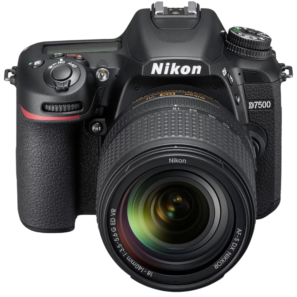Card + + Memory Tripod + Nikon Accessory Case Lens 18-140mm + Bundle 64GB + with A-Cell D7500 Camera Filter SanDisk DSLR 2pcs UV