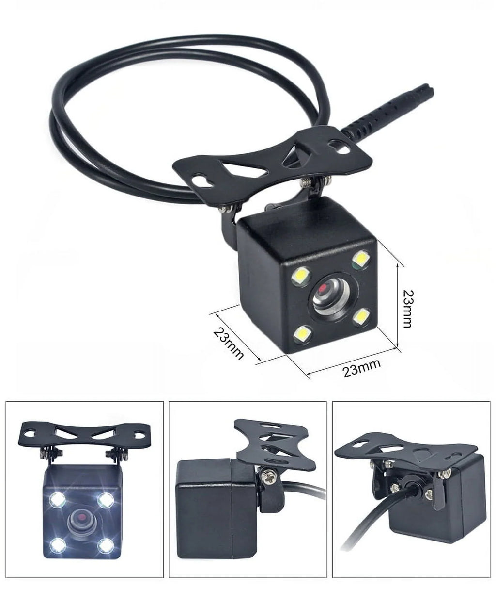 Reverse 4.3in Rear HD Car System Plate Parking Monitor License Backup Camera View
