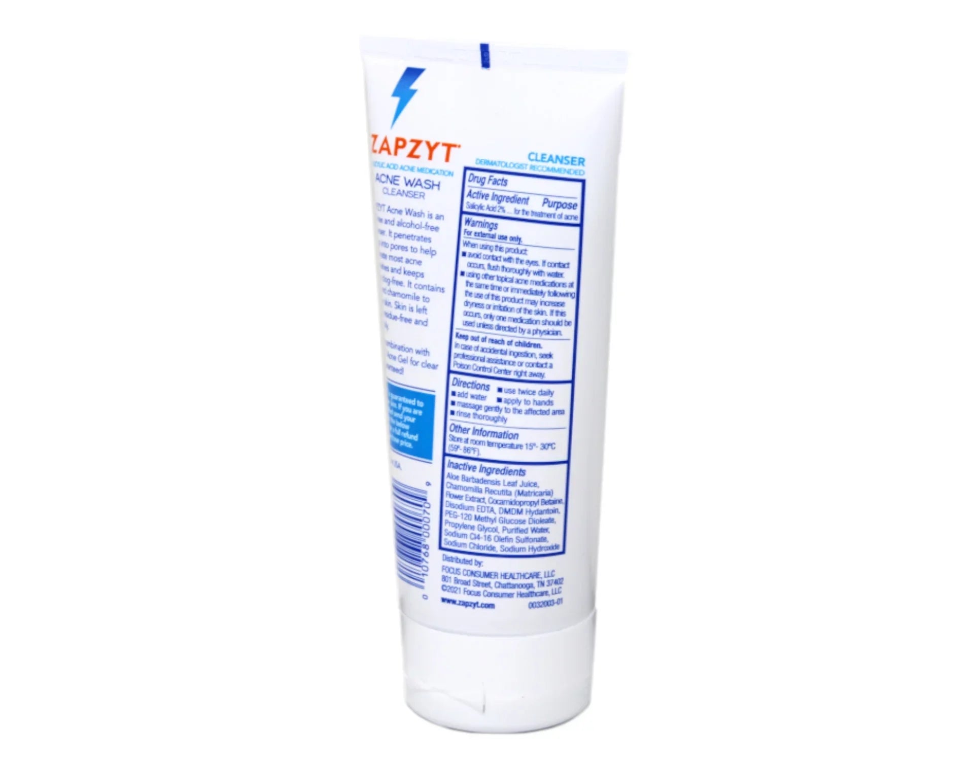Zapzyt Oz, Wash Treatment - Face And Body Acne Pack For 6.25 6