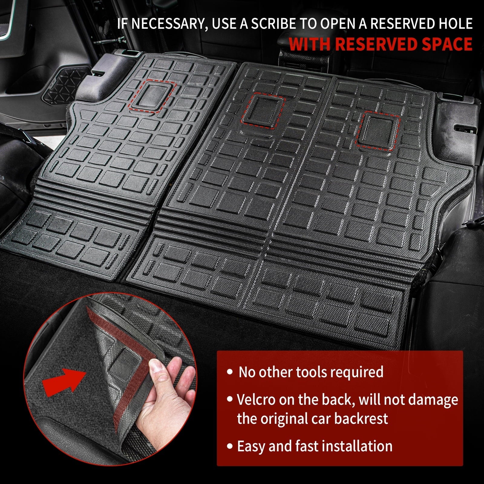 RAV4 RAV4 Mats Back 2019-2024 All TPE 2023 Fit Seat Trunk climate Protector Toyota Accessories