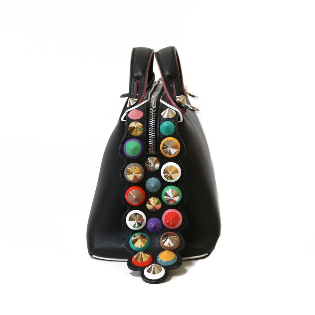 Black (Fair) Leather Bag FENDI Women's Pre-Owned Shoulder By Way The