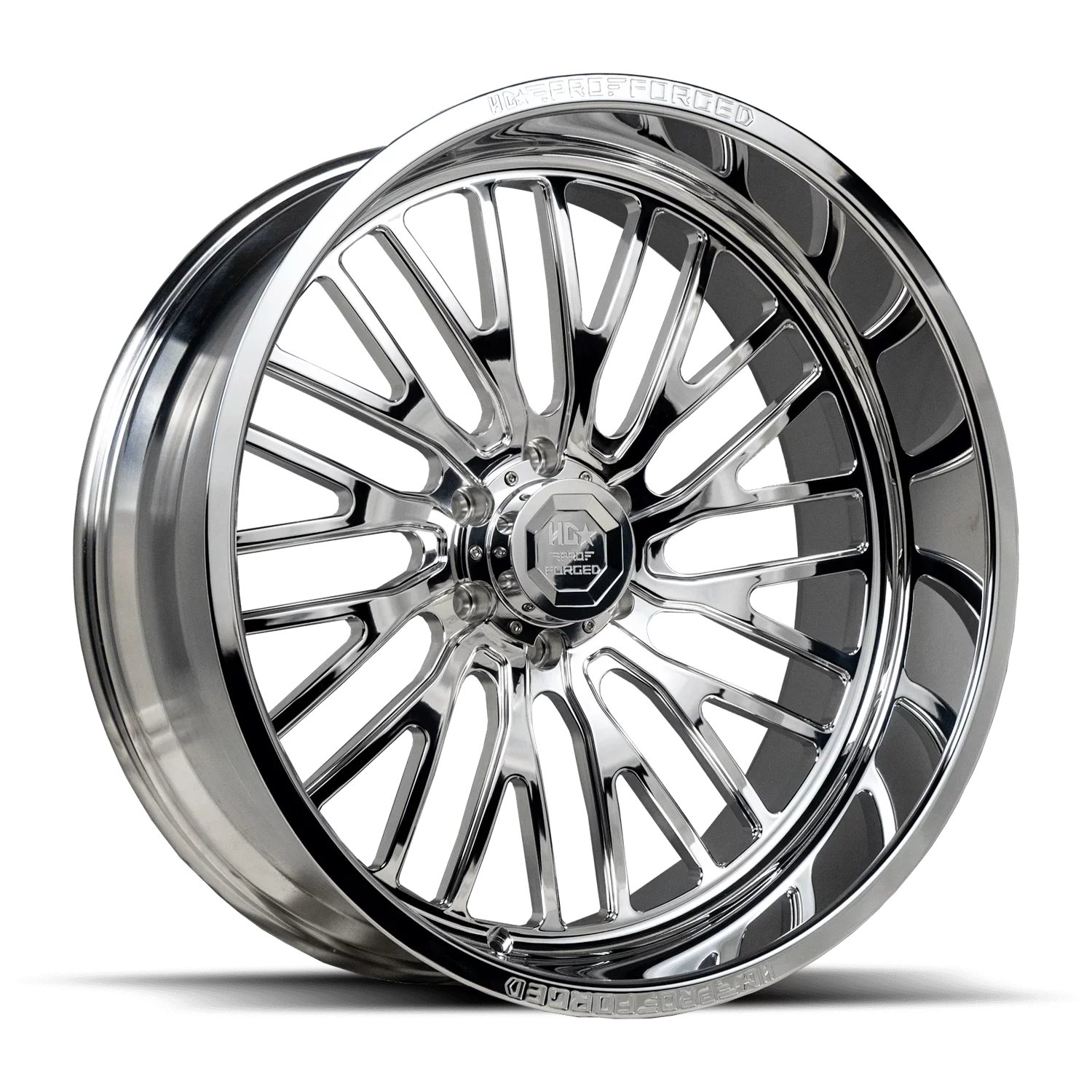 FORGED LUXXX WHEEL 125CB SENTRY 8X165 -76ET PRO 26X14 7 HIGH HD POLISHED LHD