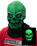 Uv Sock Skull Green Mask