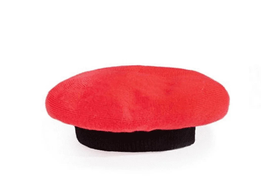 Contrast York Spade Bow New (Persimmon Grove) Beret Kate