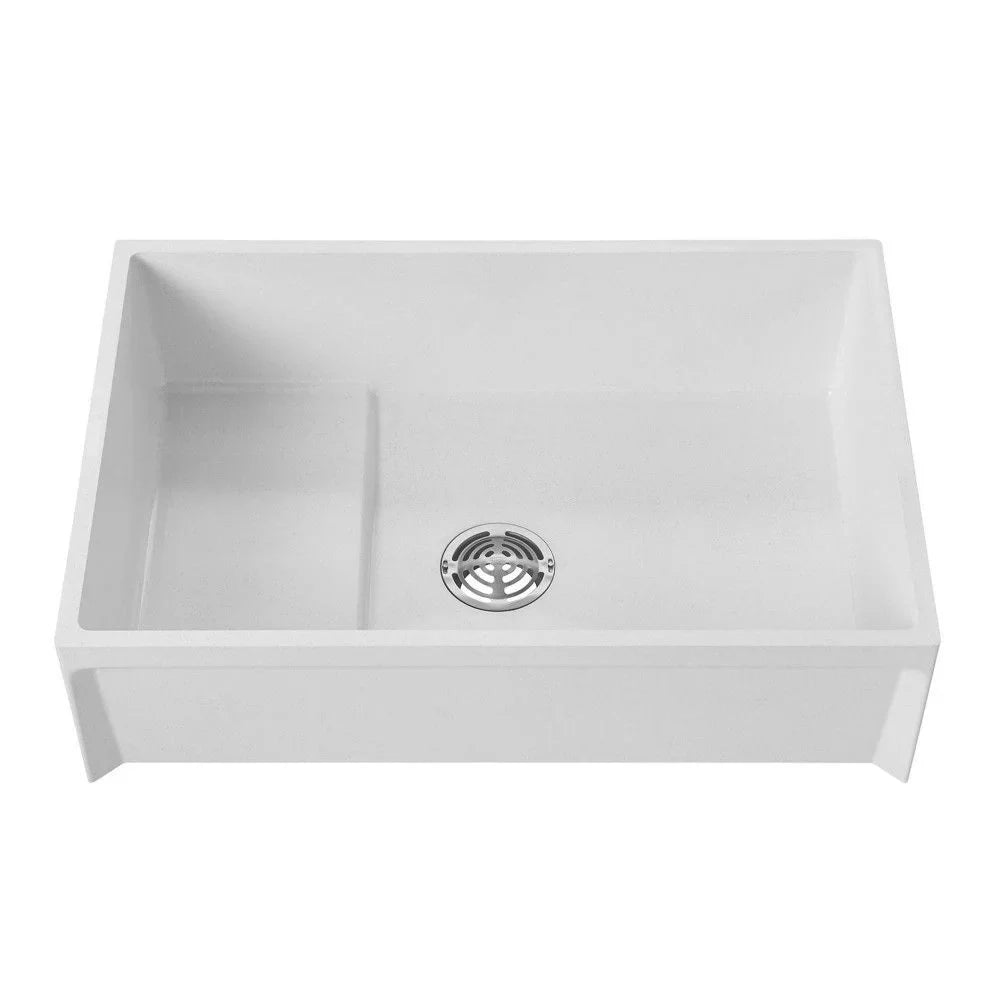 Sink, 36"L Plain Curbs FIAT x 24"W W/ Modesto Mop