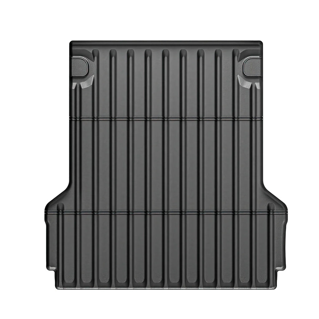 Truck Duty Black 2022-2024 Rear Compatible Floor Cover Storage Cargo Liner Mat Heavy All With Motorsports Pickup TPE climate Ikon Bed Maverick, Protector Flooring Guard Trunk 3D