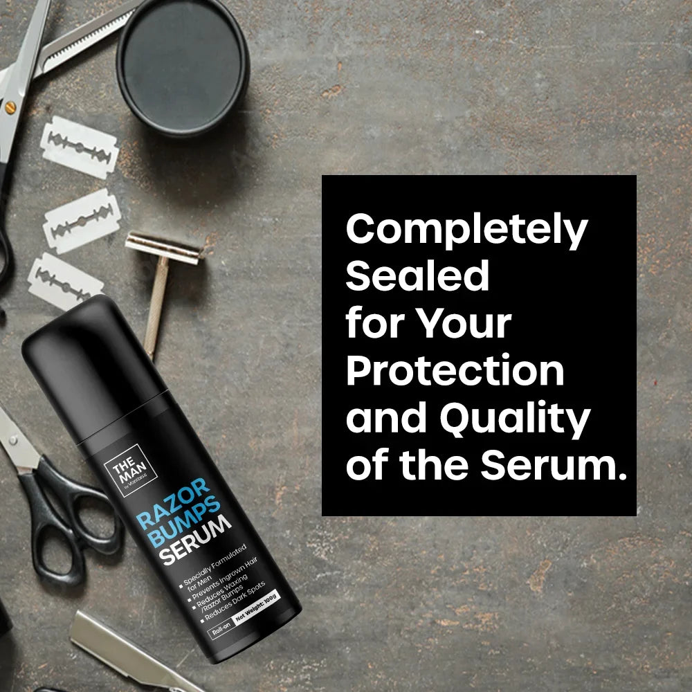 Treatment Hair Serum (3.5fl.oz) after Shave Solution Vanibiss-Ingrown The Razor Bumps Man Unscented by & on Roll