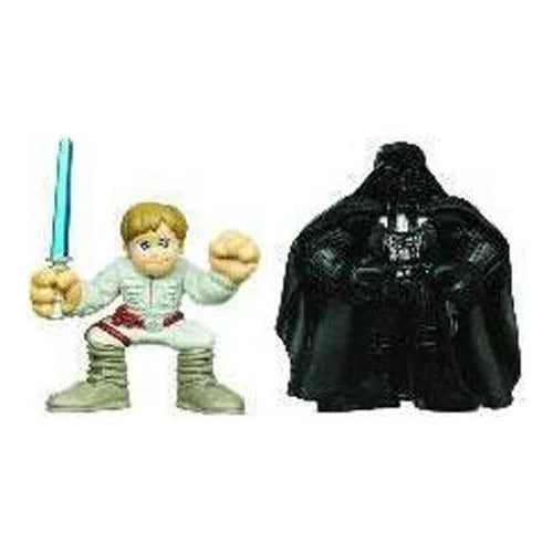 Galactic Mini Darth Luke Vader 2 Pack Skywalker Star Heroes Wars & 2010 Figure,