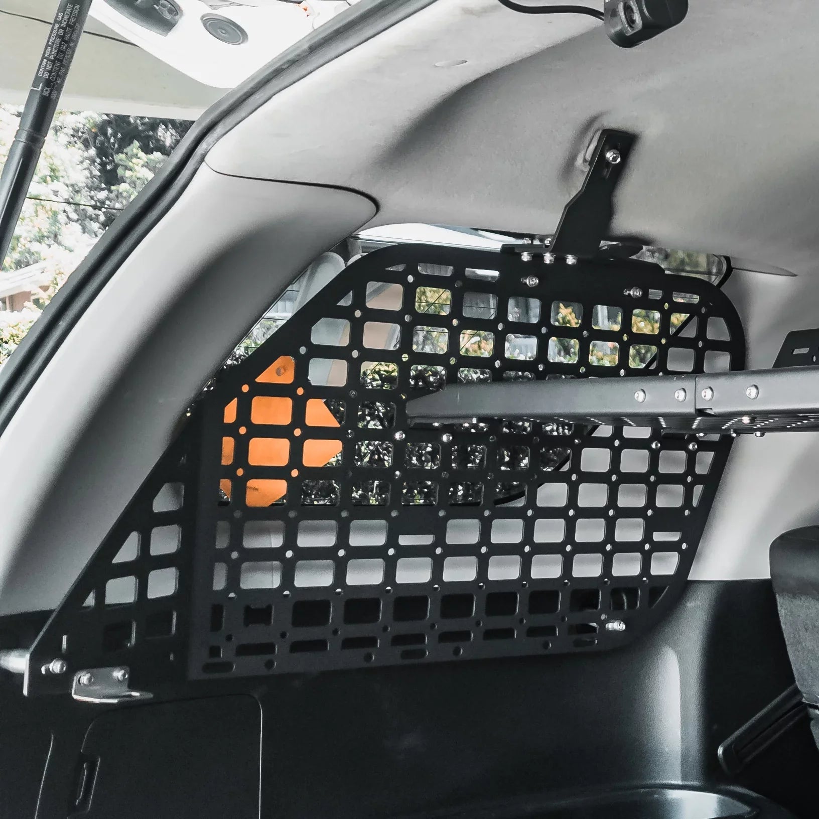 Storage Shelf BAKOD MSW100 Toyota Window 4Runner Molle Panel for Set MSPS100 Black 2010-2023