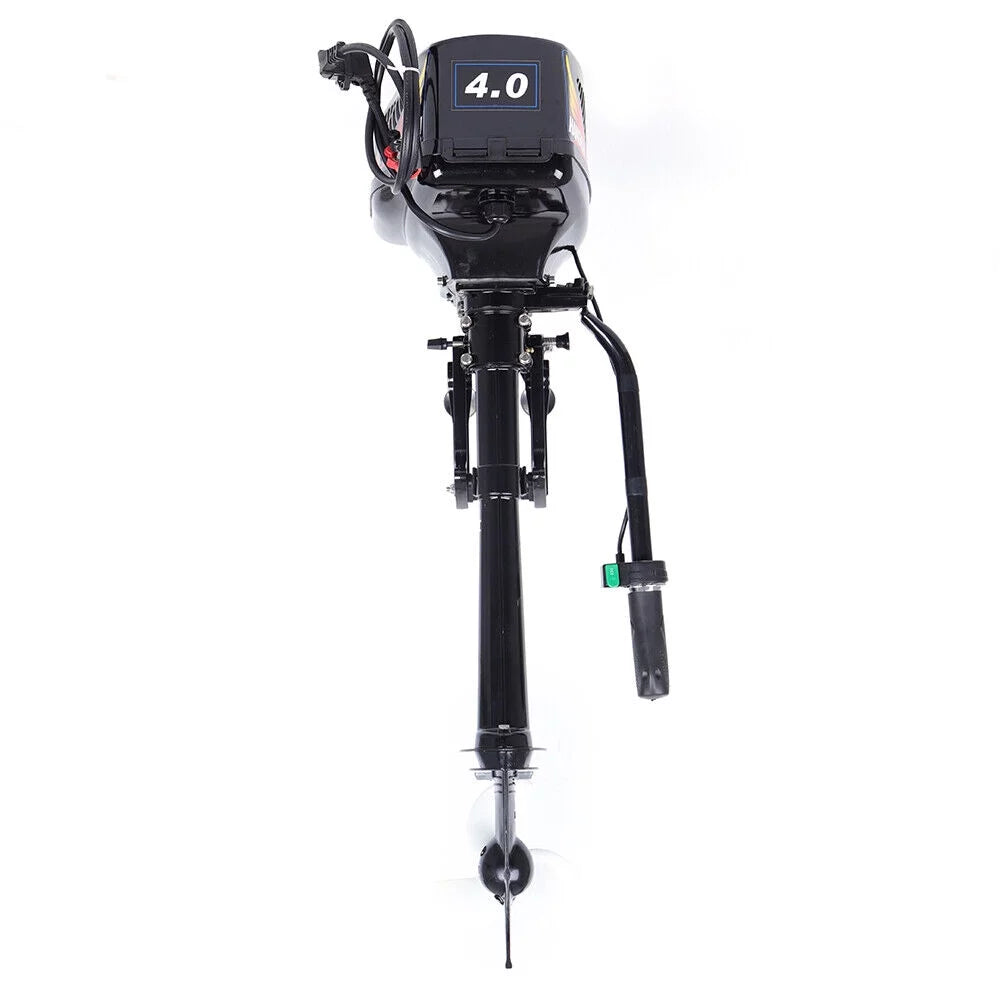 Engine 1000W Outboard Electric HP Boat Motor 4 Trolley Brushless Miumaeov Motor